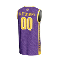 LSU Tigers GameDay Greats NIL Pick-A-Player Basketball Highlight Print Lightweight Jersey - Purple