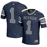 #1 Nevada Wolf Pack GameDay Greats Endzone Football Jersey - Navy