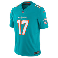 Miami Dolphins Jaylen Waddle Nike Aqua Vapor F.U.S.E. Limited Jersey