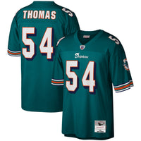 Miami Dolphins Zach Thomas Mitchell & Ness Aqua Legacy Replica Jersey
