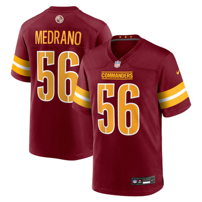 Washington Commanders Kain Medrano Nike Burgundy Team Game Jersey