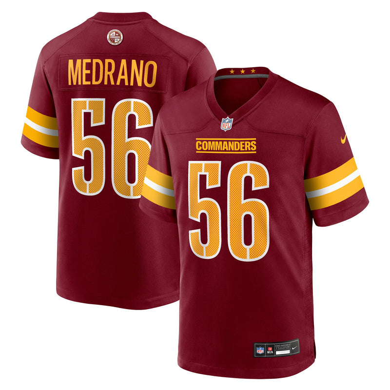Washington Commanders Kain Medrano Nike Burgundy Team Game Jersey