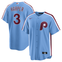 Philadelphia Phillies Bryce Harper Nike Light Blue Alternate Replica Jersey
