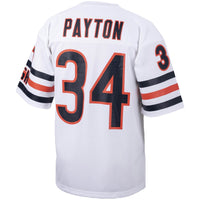Chicago Bears Walter Payton Mitchell & Ness White Big & Tall 1985 Retired Player Replica Jersey