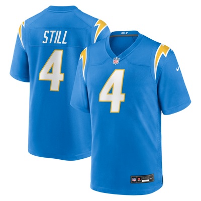 Los Angeles Chargers Tarheeb Still Nike Powder Blue Team Game Jersey
