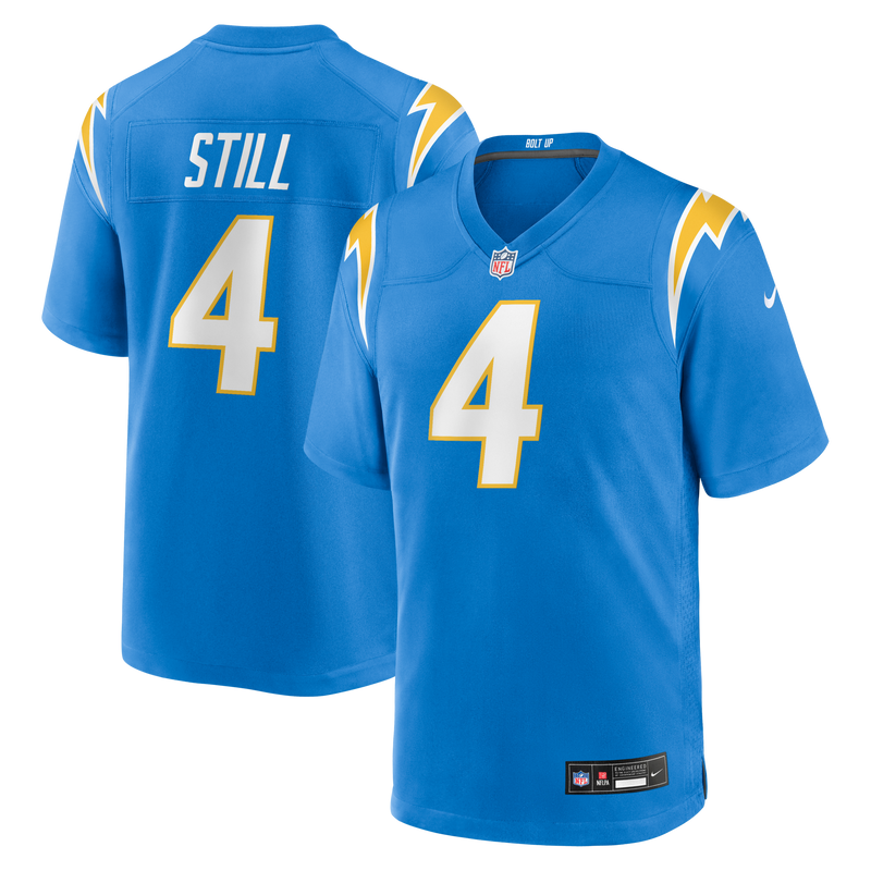 Los Angeles Chargers Tarheeb Still Nike Powder Blue Team Game Jersey