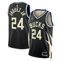 Milwaukee Bucks Jordan Brand Statement Edition Swingman Jersey - Hunter Green - Jaime Jaquez Jr. -