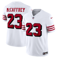 San Francisco 49ers Christian McCaffrey Nike White Alternate Vapor F.U.S.E. Stitched Limited Jersey