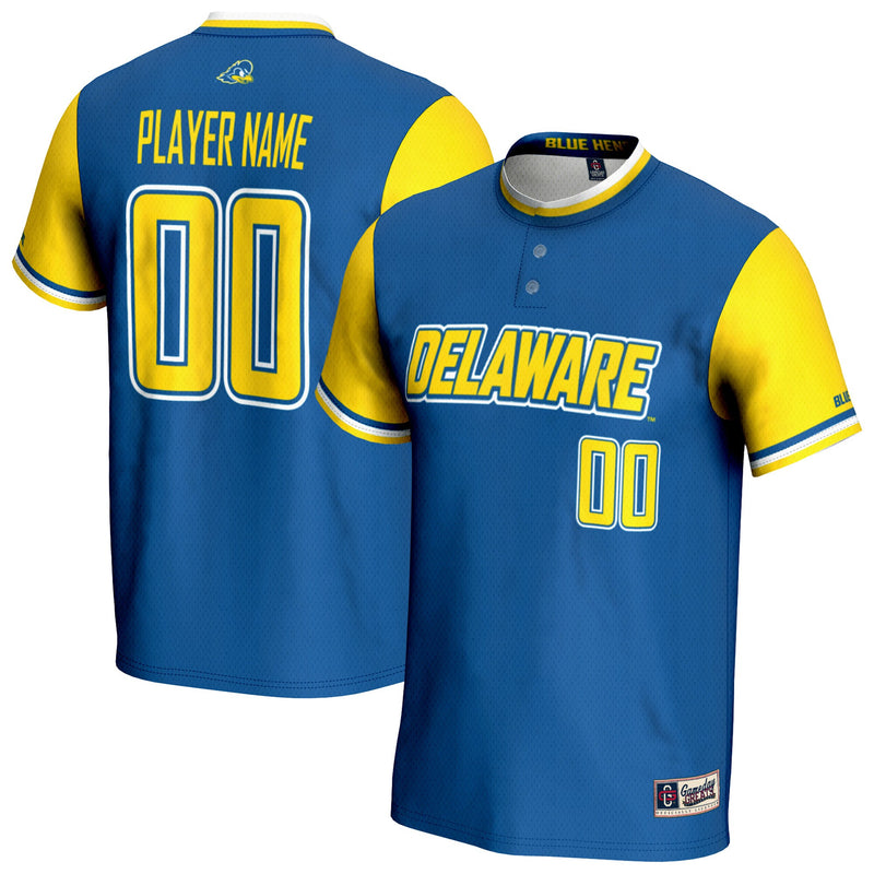 Delaware Fightin' Blue Hens GameDay Greats NIL Pick-A-Player Lightweight Softball Jersey - Royal