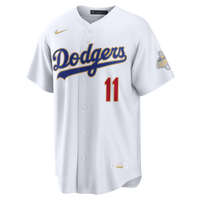 Los Angeles Dodgers Roki Sasaki Nike White 2026 Gold Collection Stadium Jersey