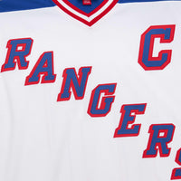 New York Rangers Mark Messier White 1993-94 Power Play Jersey