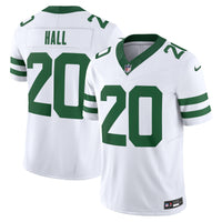 New York Jets Breece Hall Nike Legacy White Vapor F.U.S.E. Limited Jersey