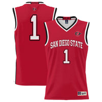 #1 San Diego State Aztecs GameDay Greats Lightweight Basketball Jersey - Scarlet