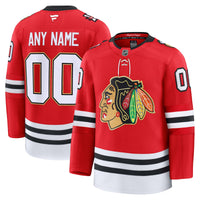 Chicago Blackhawks Fanatics Red Centennial Premium Custom Jersey