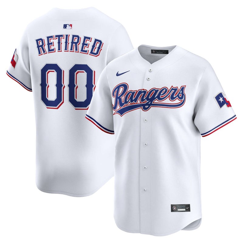 Texas Rangers Nike White Home Limited Pick-A-Player Retired Roster Jersey