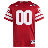 Nebraska Huskers adidas NIL Pick-A-Player Home Premier Football Jersey - Scarlet
