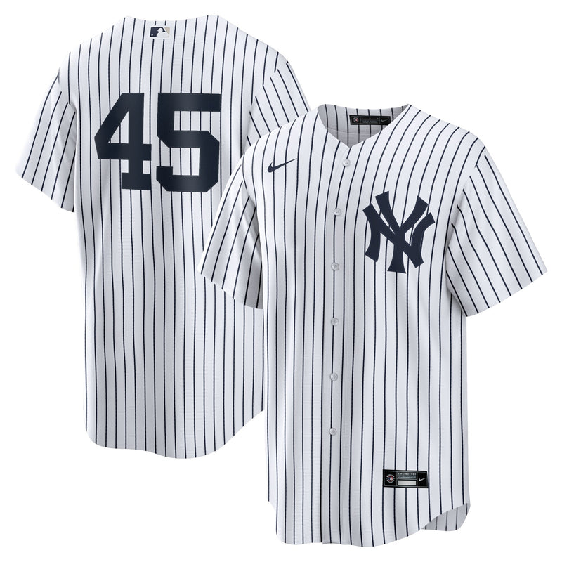 New York Yankees Gerrit Cole Nike White Home Replica Player Name Jersey