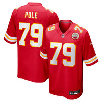 Kansas City Chiefs Esa Pole Nike Red Team Game Jersey