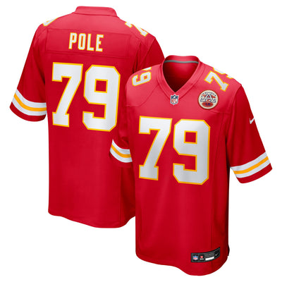 Kansas City Chiefs Esa Pole Nike Red Team Game Jersey