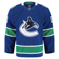 Vancouver Canucks Fanatics Blue Home Authentic Pro Custom Jersey