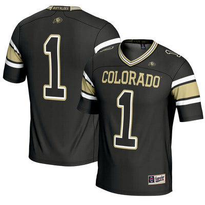 GameDay Greats #1 Black Colorado Buffaloes Endzone Football Jersey