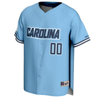 North Carolina Tar Heels GameDay Greats NIL Pick-A-Player Baseball Lightweight Jersey - Carolina Blue