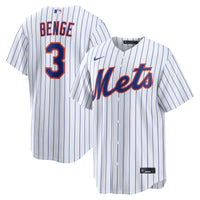 New York Mets Carson Benge Nike White Home Replica Jersey