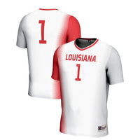 #1 Louisiana Ragin' Cajuns GameDay Greats Lightweight Soccer Jersey - White