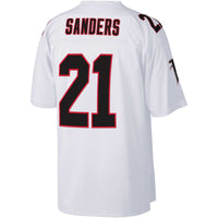 Atlanta Falcons Deion Sanders Mitchell & Ness White Big & Tall 1992 Retired Player Replica Jersey