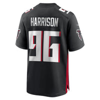 Atlanta Falcons Zach Harrison Nike Black Team Game Jersey