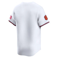 Nike White Clemson Tigers Baseball Limited Jersey