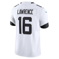 Jacksonville Jaguars Trevor Lawrence Nike White Vapor F.U.S.E. Limited Jersey