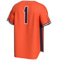 #1 Virginia Cavaliers GameDay Greats Lightweight Baseball Jersey - Orange