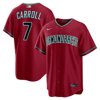 Arizona Diamondbacks Corbin Carroll Nike Crimson Alternate 2 Replica Jersey
