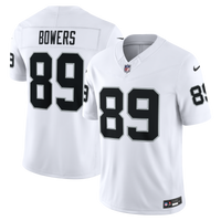 Las Vegas Raiders Brock Bowers Nike White Vapor F.U.S.E. Stitched Limited Jersey