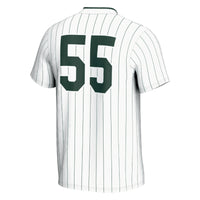 #1 Michigan State Spartans GameDay Greats Lightweight Softball Fashion Jersey - White