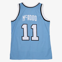 Buffalo Braves Mitchell & Ness Bob McAdoo 1975 Dark Authentic Jersey - Columbia Blue