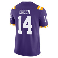 Trey'Dez Green LSU Tigers Nike Home Game Jersey - Purple