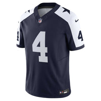 Dallas Cowboys Dak Prescott Nike Navy Vapor F.U.S.E. Limited Jersey