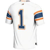 #1 Bucknell Bison GameDay Greats Endzone Football Jersey - White