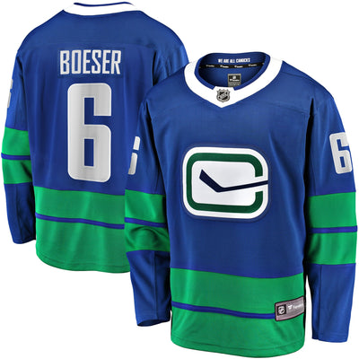 Vancouver Canucks Brock Boeser Fanatics Blue Breakaway Jersey
