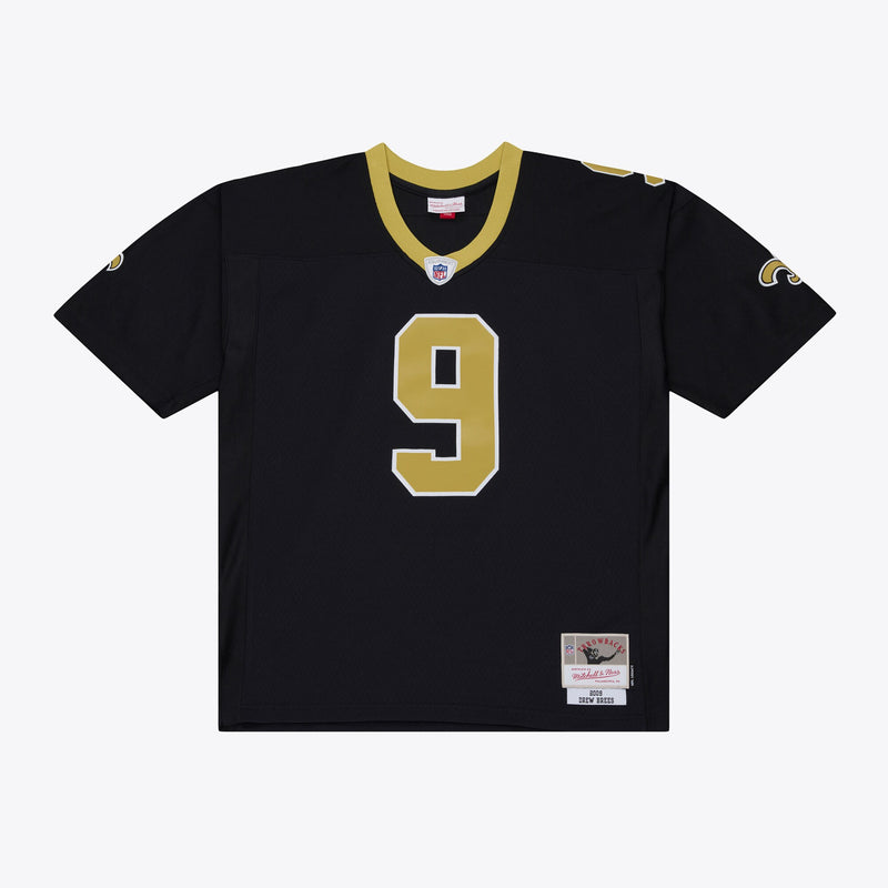 New Orleans Saints Drew Brees Mitchell & Ness Black Big & Tall 2009 Legacy Retired Player Jersey