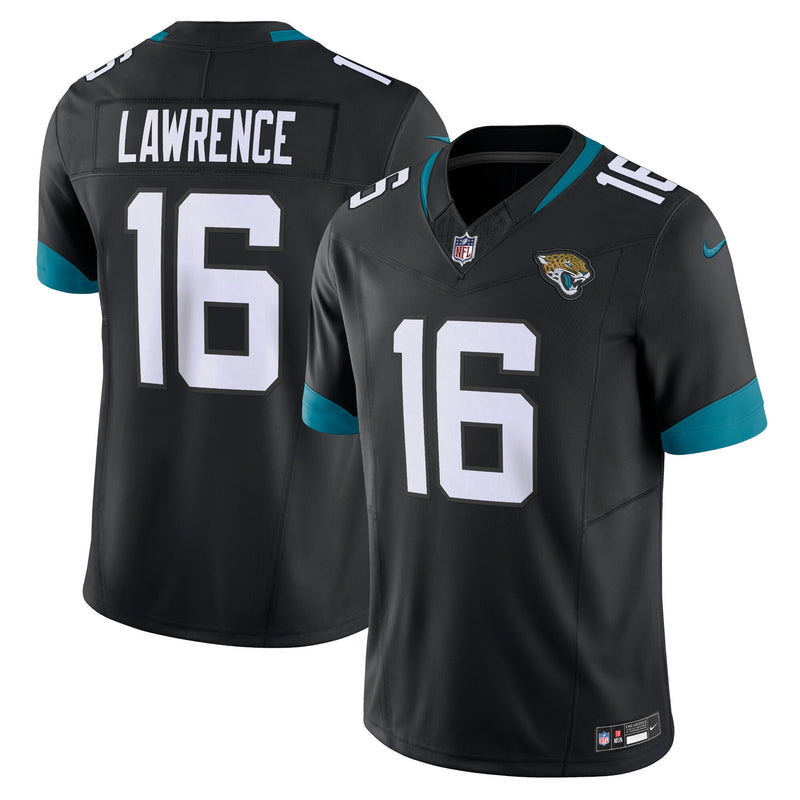 Jacksonville Jaguars Trevor Lawrence Nike Black Vapor F.U.S.E. Limited Jersey