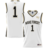 #1 Wake Forest Demon Deacons GameDay Greats Lightweight Basketball Jersey - White