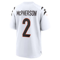 Cincinnati Bengals Evan McPherson Nike White Game Player Jersey