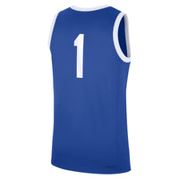 Nike #1 Royal Kentucky Wildcats Road Replica Jersey