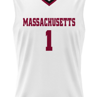 #1 UMass Minutemen GameDay Greats Lightweight Basketball Jersey - White