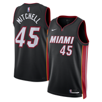 Miami Heat Nike Icon Edition Swingman Jersey - Black - Davion Mitchell