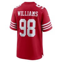 San Francisco 49ers Mykel Williams Nike Scarlet Game Player Jersey