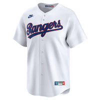 Texas Rangers Nike White Cooperstown Collection Limited Jersey